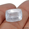 Certified 11 Ct Natural Untreated Blue Aquamarine Cushion Cut Loose Gem For Ring
