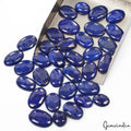 700 Ct/34 Pcs Natural Blue Lapis Lazuli Gold Flecks Mix Cab Loose Wholesale Gems