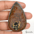 150.30 Ct Natural Untreated Rare Designer Septarian Pear Cab Pendant Size Gems