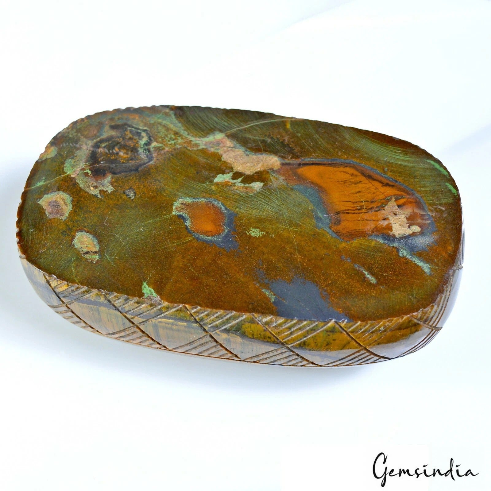 Huge 2260 Cts Natural Tiger eye Untreated Oval Shape Floral Hand Carved Gemstone