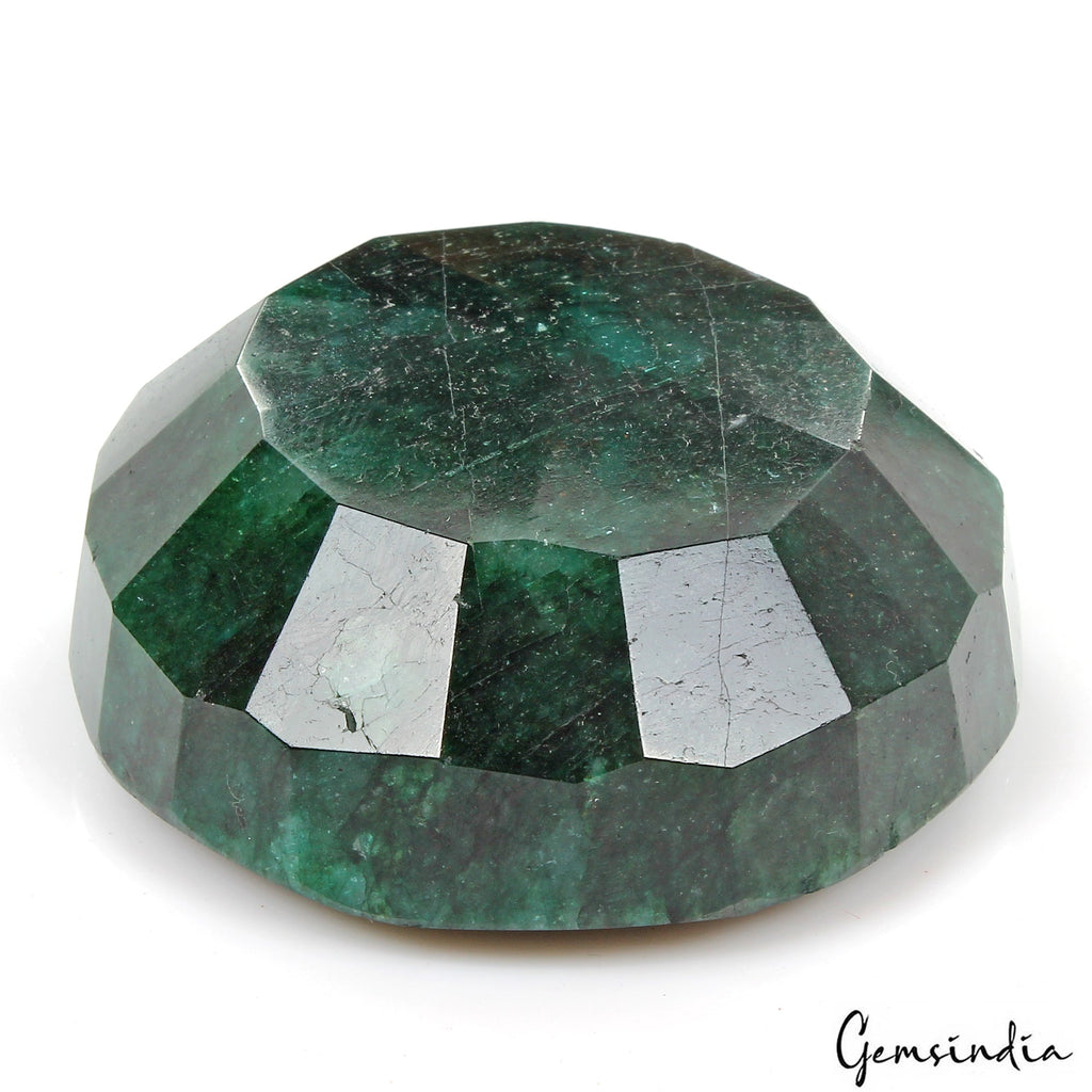 100% Natural 1400 Ct Green Emerald Round Cut Loose Earth mined Gemstone, Brazil