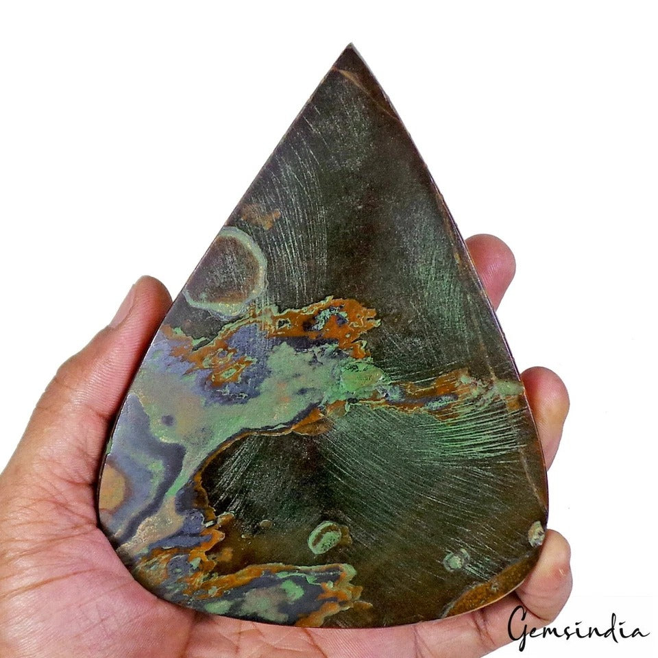 Certified 2440Ct Natural Tiger Eye Pear Shape Carving Earth Mined Loose Gemstone
