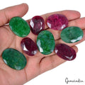 Ruby Lot, Loose Gemstone, Red — 9 Pieces, 25mm to 33mm, 420 Ct