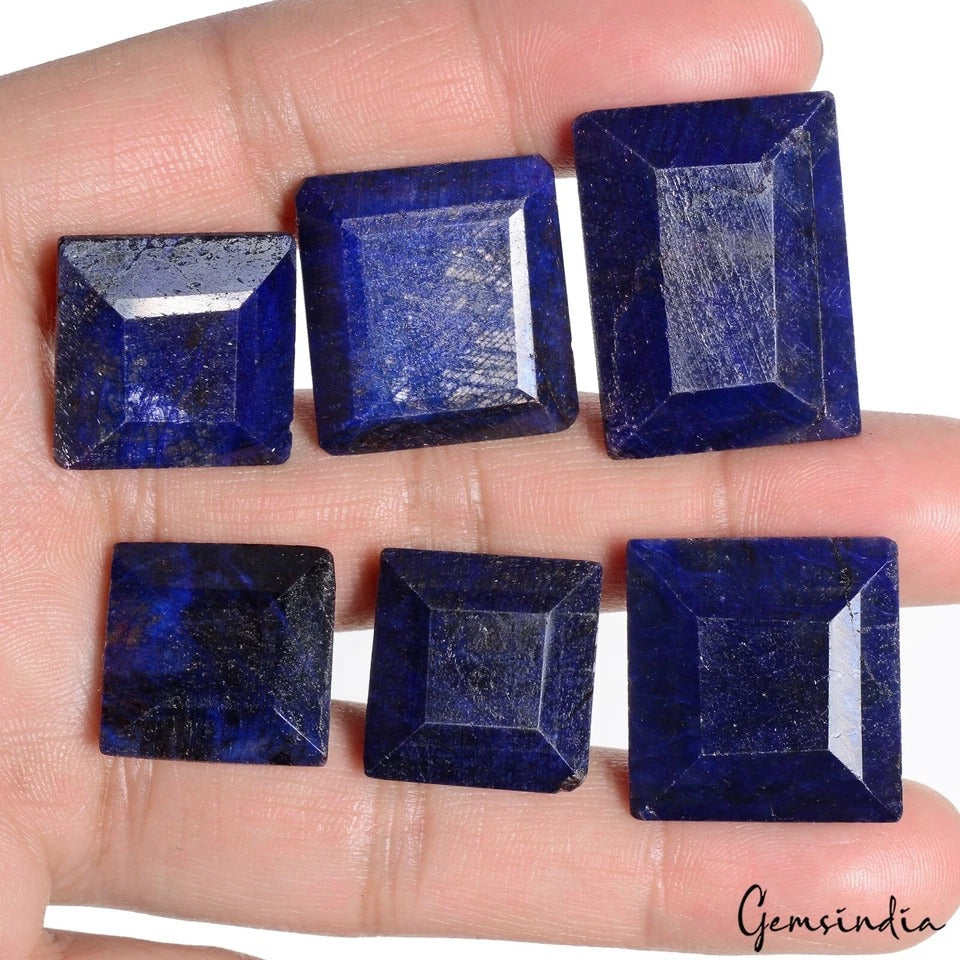 Faceted Natural Sapphire Certified Loose Gemstones Pendant Size 360 Ct/19-29mm