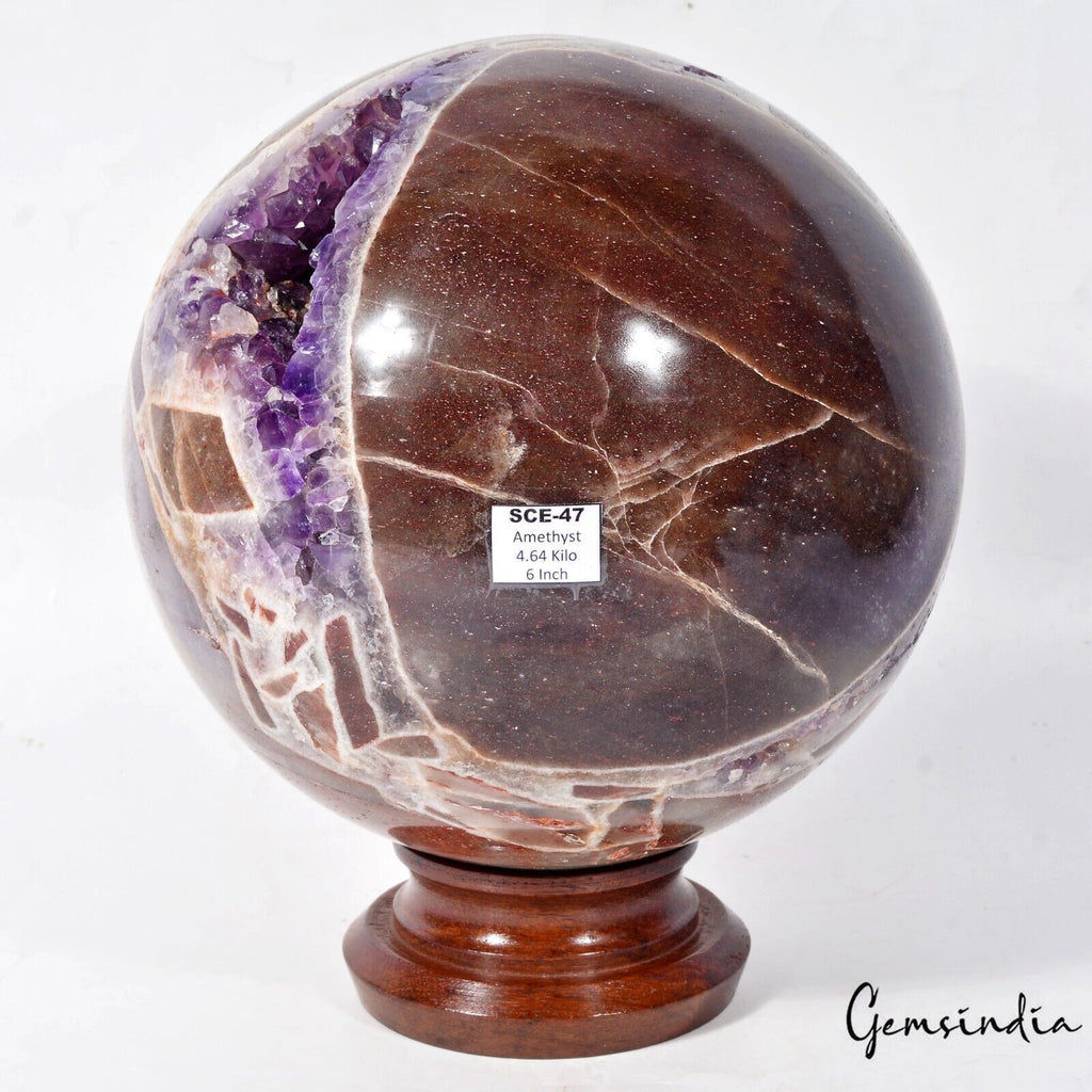 Amethyst Sphere, Untreated — 6 Inch, 4.64 Kg (23200 Ct)