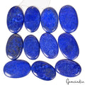 1000 Cts/11 Pcs Natural Blue Lapis Lazuli Oval Drill Briolette Gems For Jewelry