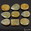 350 Ct/9 Pcs Natural Green Yellow Beryl Aquamarine Mix Cut Loose Certified Gems