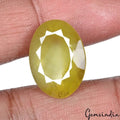 Heliodor Loose Gemstone, Yellow — 19x14x9mm, 12.70 Ct