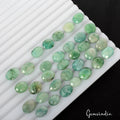Brazilian Emerald Lot, Loose Gemstone, Color Enhanced, Green — 33 Pieces, 10mm to 13mm, 150.00 Ct, Brazil