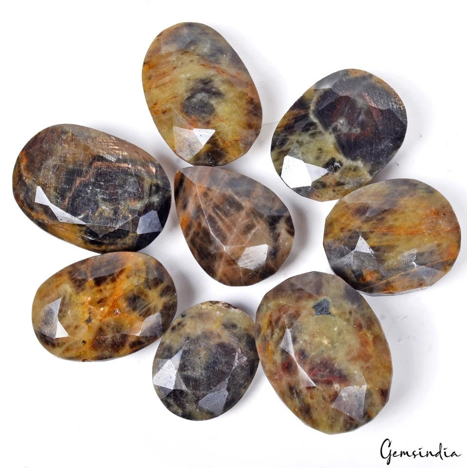 1750 Ct Natural Untreated Bi-color Sapphire Mix Cut Loose Earth Mined Gems~8 Pcs