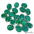 Certified 270 Cts/20 Pcs Natural Brazilian Green Emerald Oval Cut Loose Gems Lot