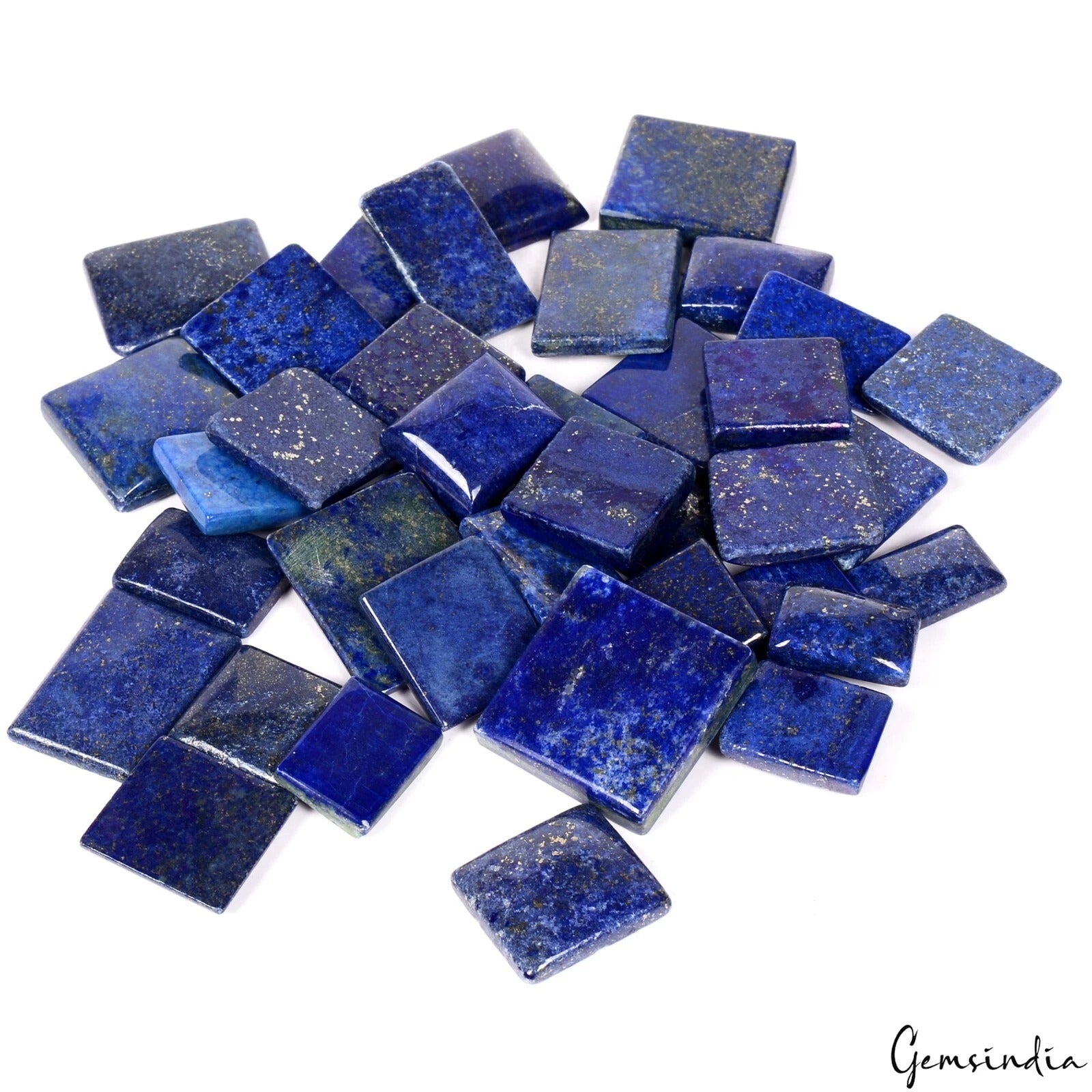 Wholesale Lot 1230 Ct Natural Blue Lapis Lazuli Cabochon Loose Gemstones 20-30mm