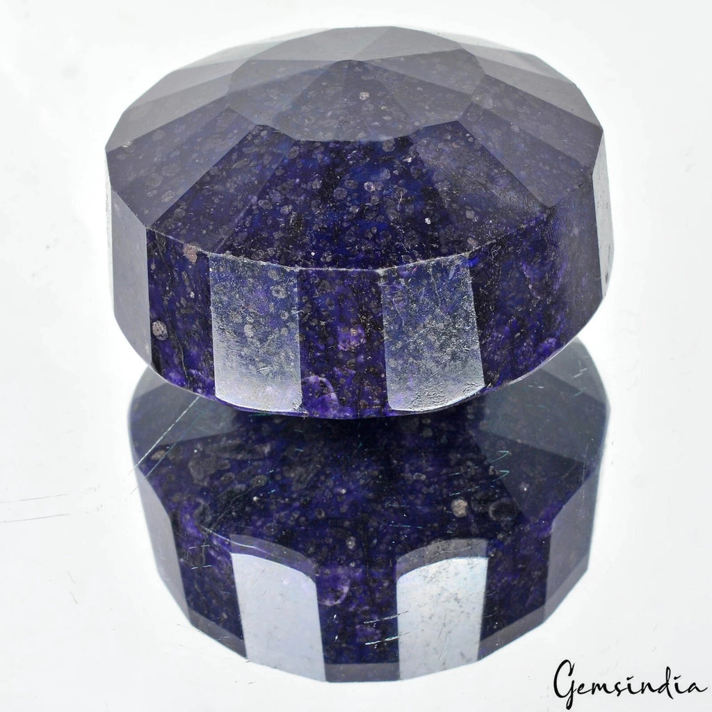 Blue Sapphire Loose Gemstone, Color Enhanced — 64 x 64 x 40mm, 1730 Ct