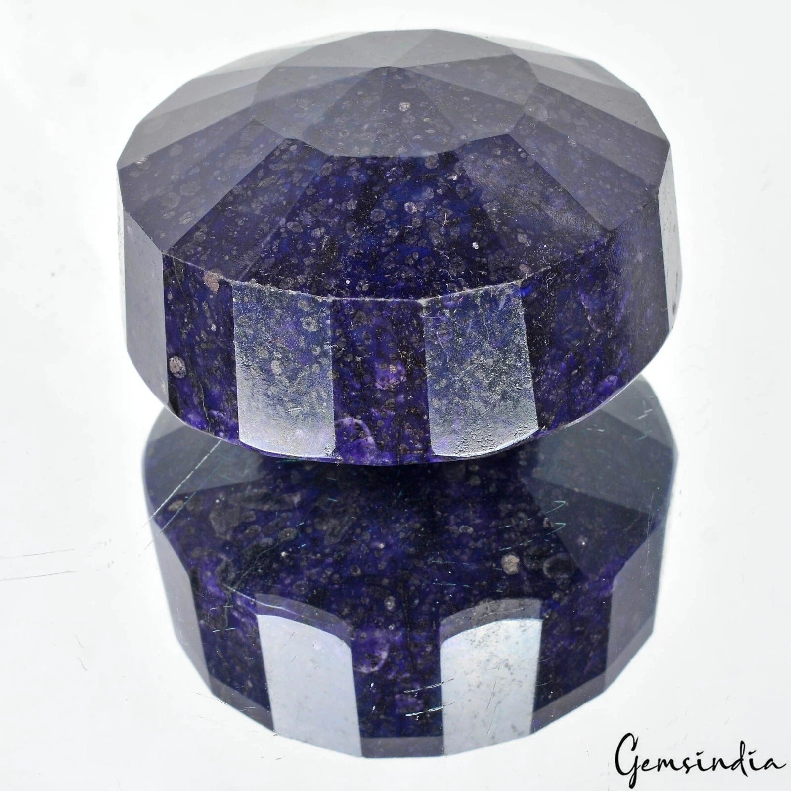Blue Sapphire Loose Gemstone, Color Enhanced — 64 x 64 x 40mm, 1730 Ct