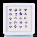 20 Pcs/3mm Stunning Blue Natural Tanzanite Trillion Cut Certified Loose Gemstone