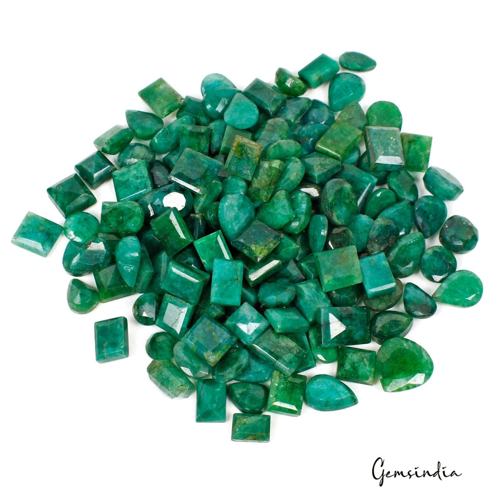 1550 Ct New Bargain Price Lot Natural Colombian Blue Green Emerald Mix Gemstones