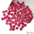 220 Ct/81 Pcs Natural Red USA Beryl Bixbite Round Cut Loose Gems Lot For Jewelry