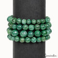 Emerald Bracelet, Color Enhanced, Green — 6 inch, 440 Ct