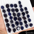 680 Cts Natural Blue Sapphire Oval Cut Loose 14-19mm Madagascar Gemstones/ 37 Pc