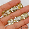 Citrine Lot, Loose Gemstone, Untreated, Yellow — 6 Pieces, 13mm to 19mm, 84.20 Ct, Brazil