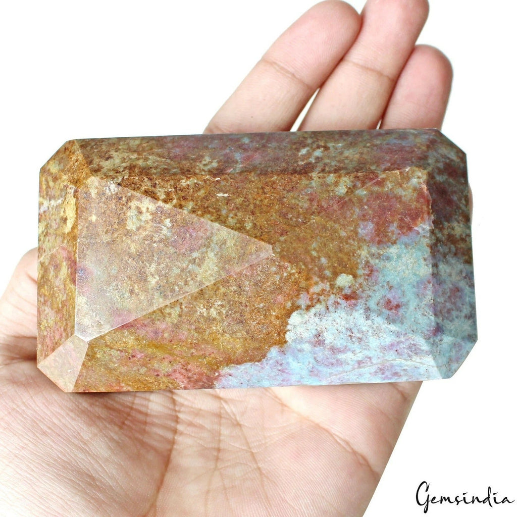 Untreated 630 Gram Natural Huge Ruby Earth-Mined Octagon Cut Loose Gemstone