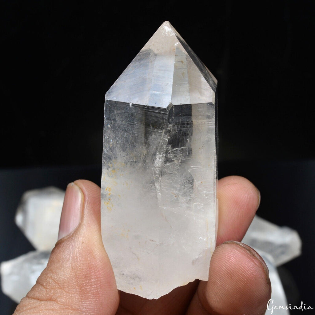 8 White Quartz Points Raw Natural Crystal Stone Healing Reiki Charged 770 Gram