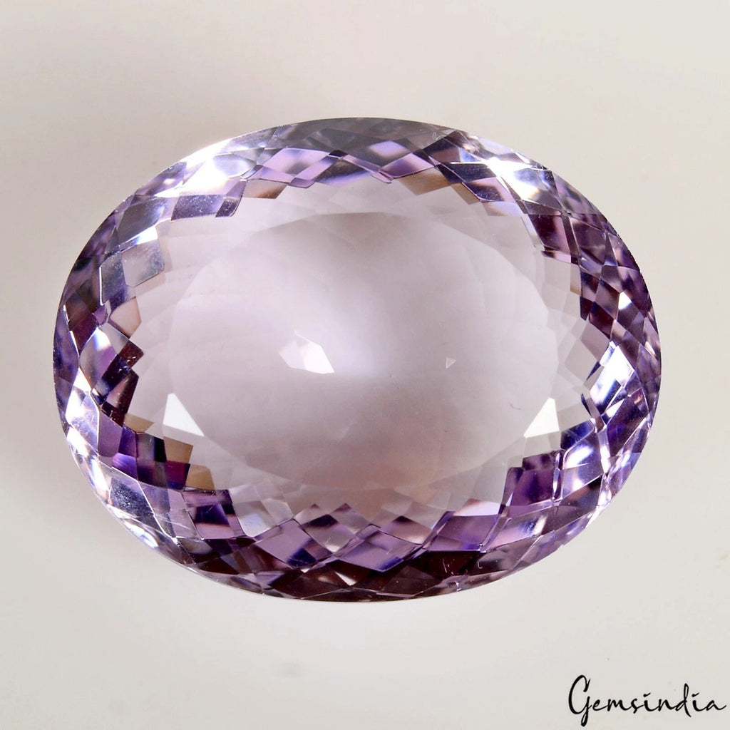 28.20 Ct Natural Untreated Brazilian Purple Amethyst Oval Cut Loose Gem For Ring