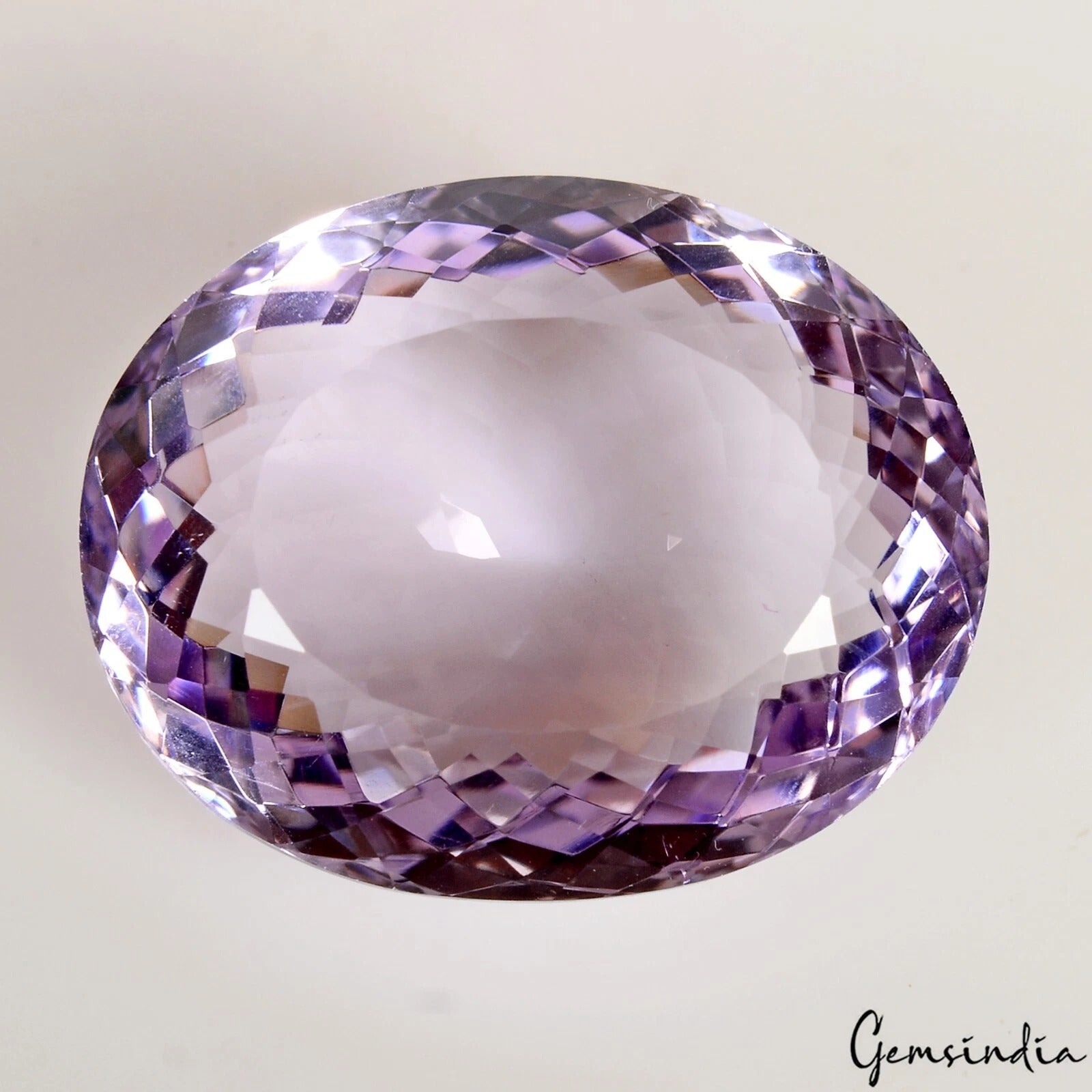 28.20 Ct Natural Untreated Brazilian Purple Amethyst Oval Cut Loose Gem For Ring