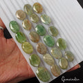 330 Ct Natural Green Brazilian Emerald Oval Cut Faceted Earth Mined Gemstone Lot