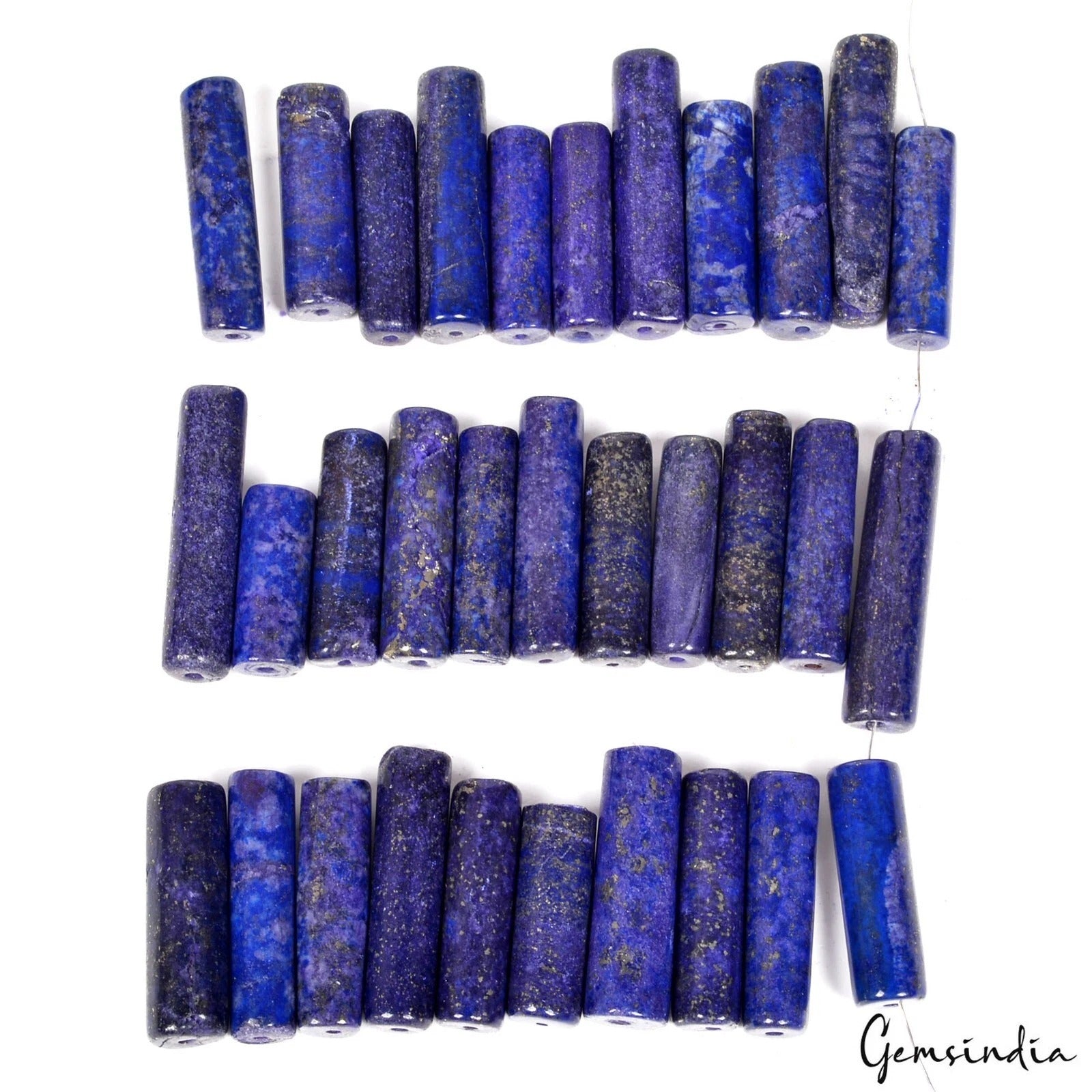 Lapis Lazuli Beaded Strand, Blue — 22mm to 36mm, 770 Ct, Afghanistan