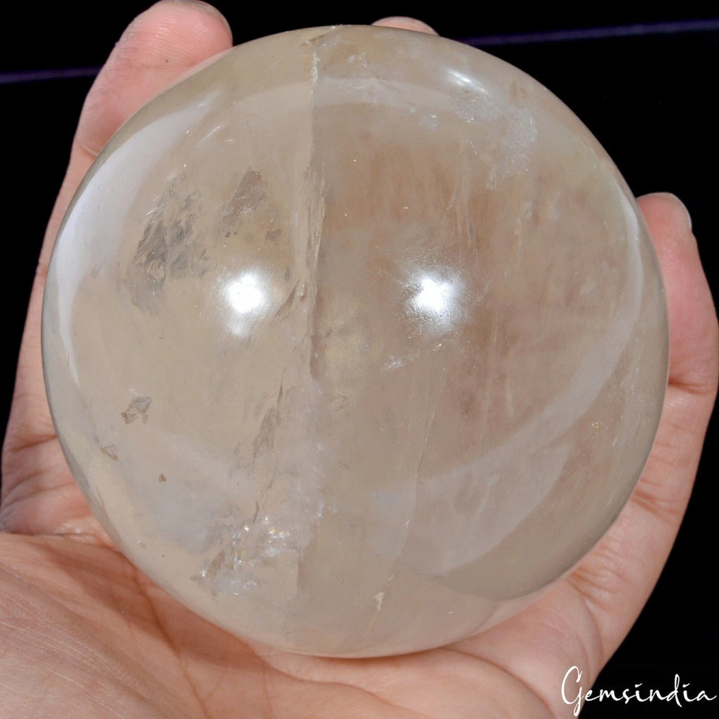3380 Ct Natural Untreated Smoky Quartz Smooth Crystal Healing Mineral Gem Sphere