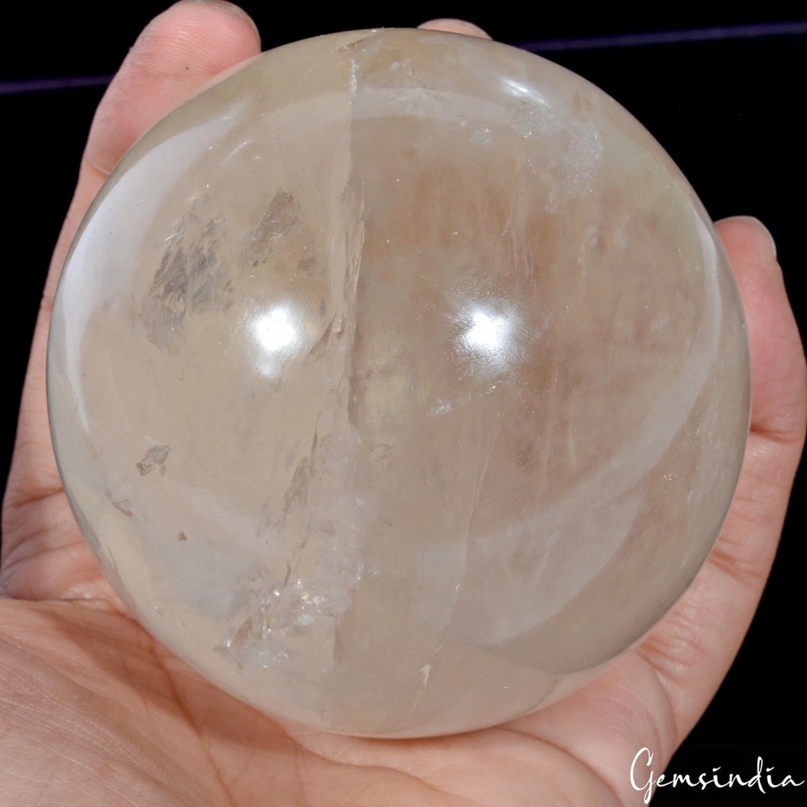 3380 Ct Natural Untreated Smoky Quartz Smooth Crystal Healing Mineral Gem Sphere