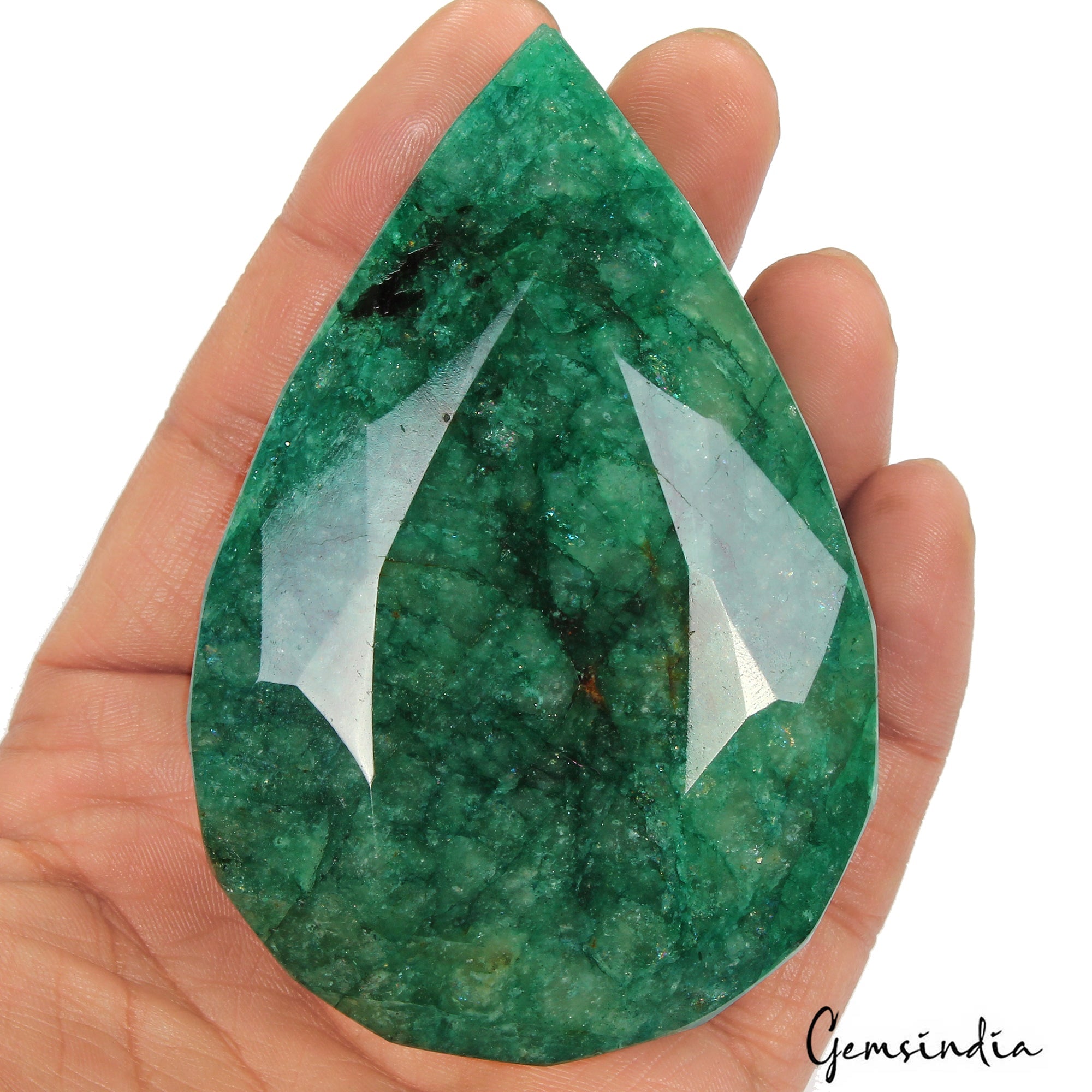 1560 Cts Natural Green Emerald Pear Cut Huge Earth Mined Museum Size Gemstone