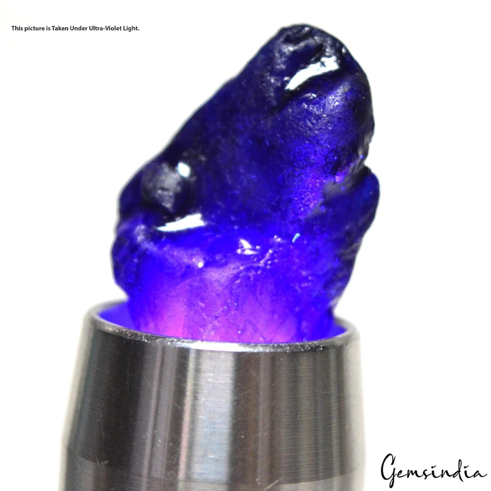 82.40 Cts Natural Ceylon Sapphire Rough Vibrant Blue Stunning Loose Gemstone
