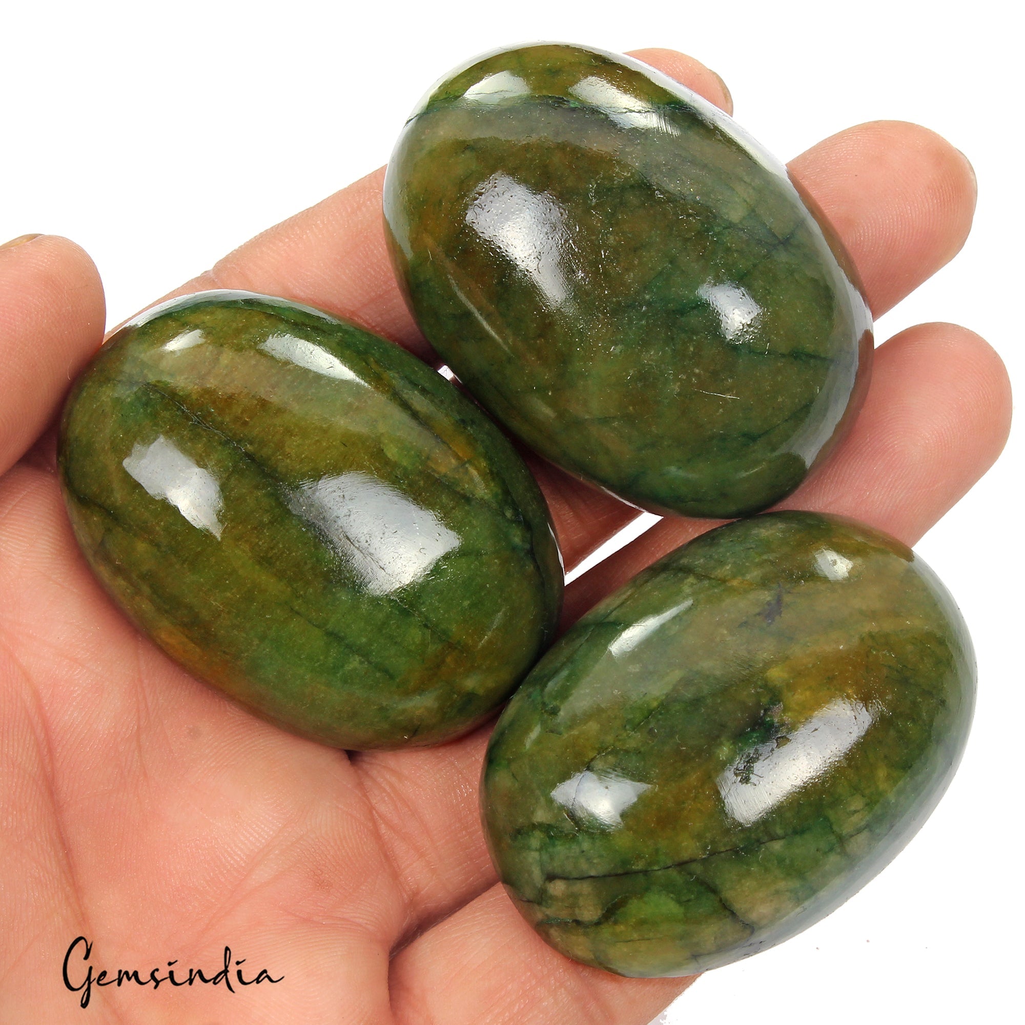 870 Ct Natural Brazilian Green Emerald Oval Cab Earth Mined Huge Size Gems Lot