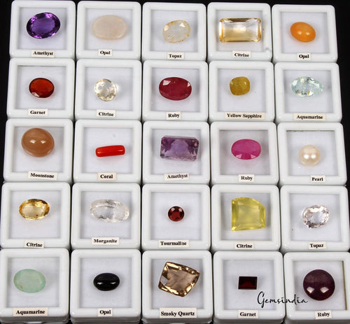 Amethyst Lot, Loose Gemstone, Oval, Octagon, Fancy, Round, Pear Faceted & Cabochon, Untreated — 25 Pieces, 6mm to 21mm, 178.55 Ct, Brazil
