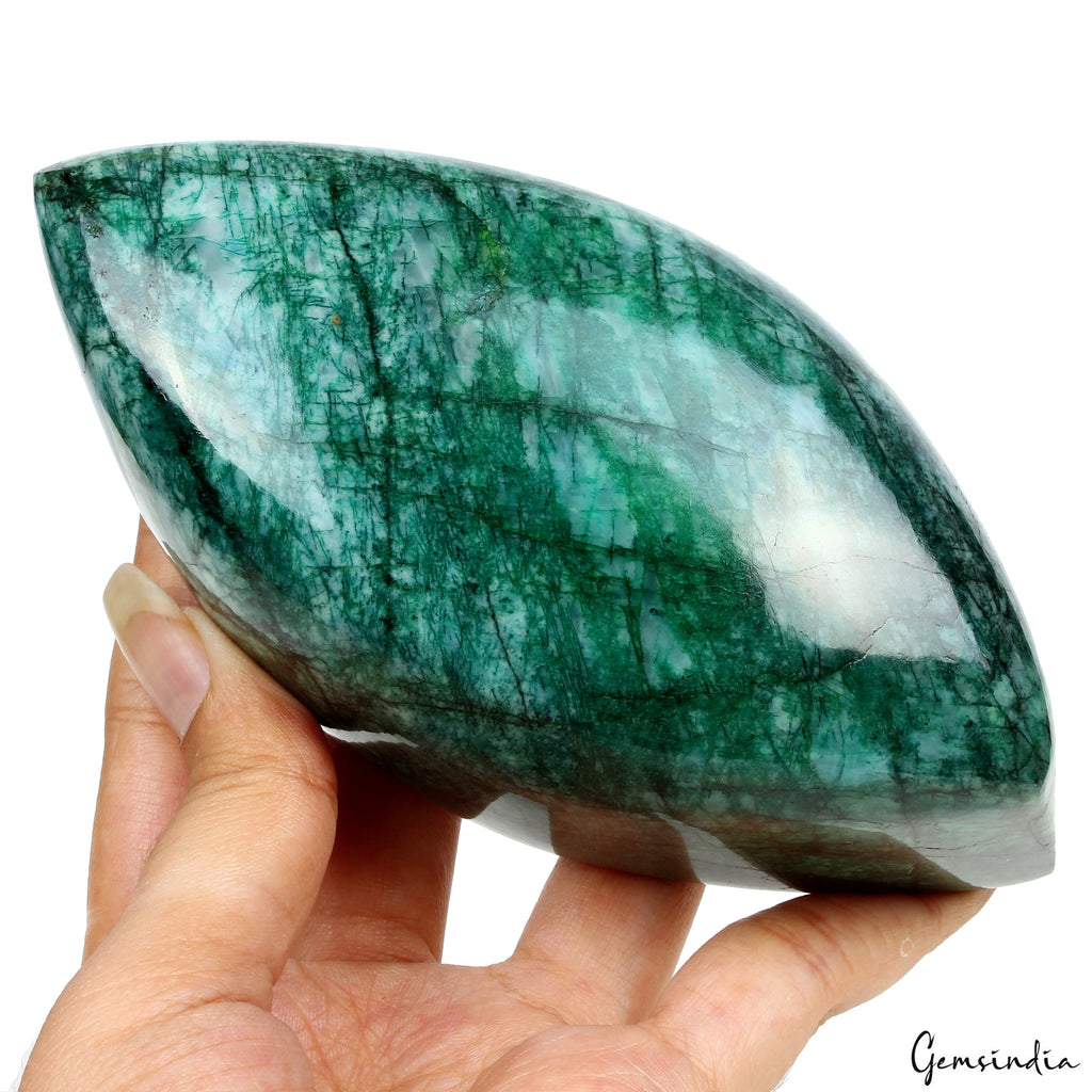 Certified 3570 Ct Natural Green Brazilian Emerald Marquise Cab Earth Mined Stone