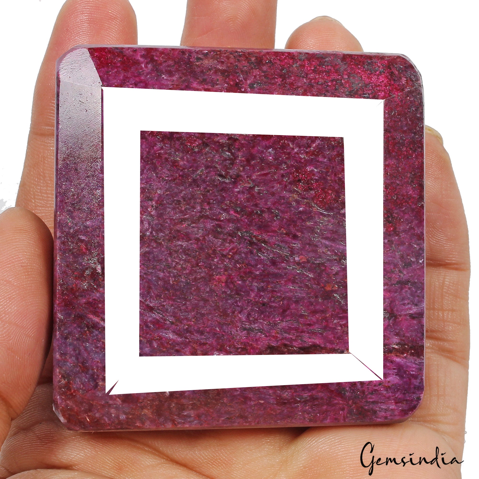 1730 Cts Natural African Red Ruby Octagon Cut Earth Mined Loose Huge Size Gem