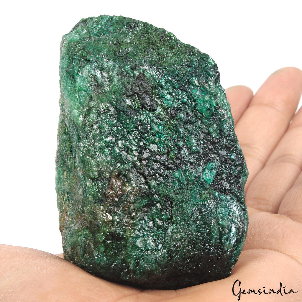 HUGE 1340 Ct Natural Green Emerald Colombian Uncut Rough Loose Gemstone Specimen
