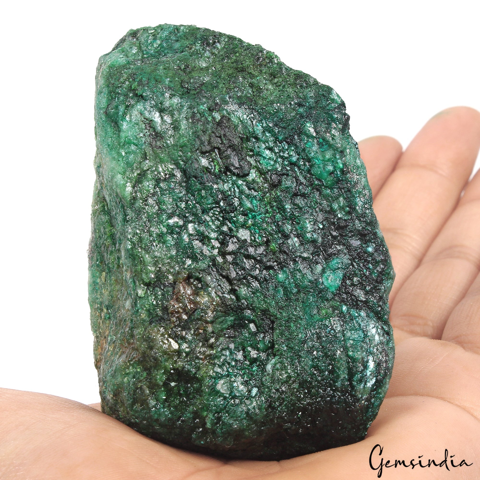 HUGE 1340 Ct Natural Green Emerald Colombian Uncut Rough Loose Gemstone Specimen