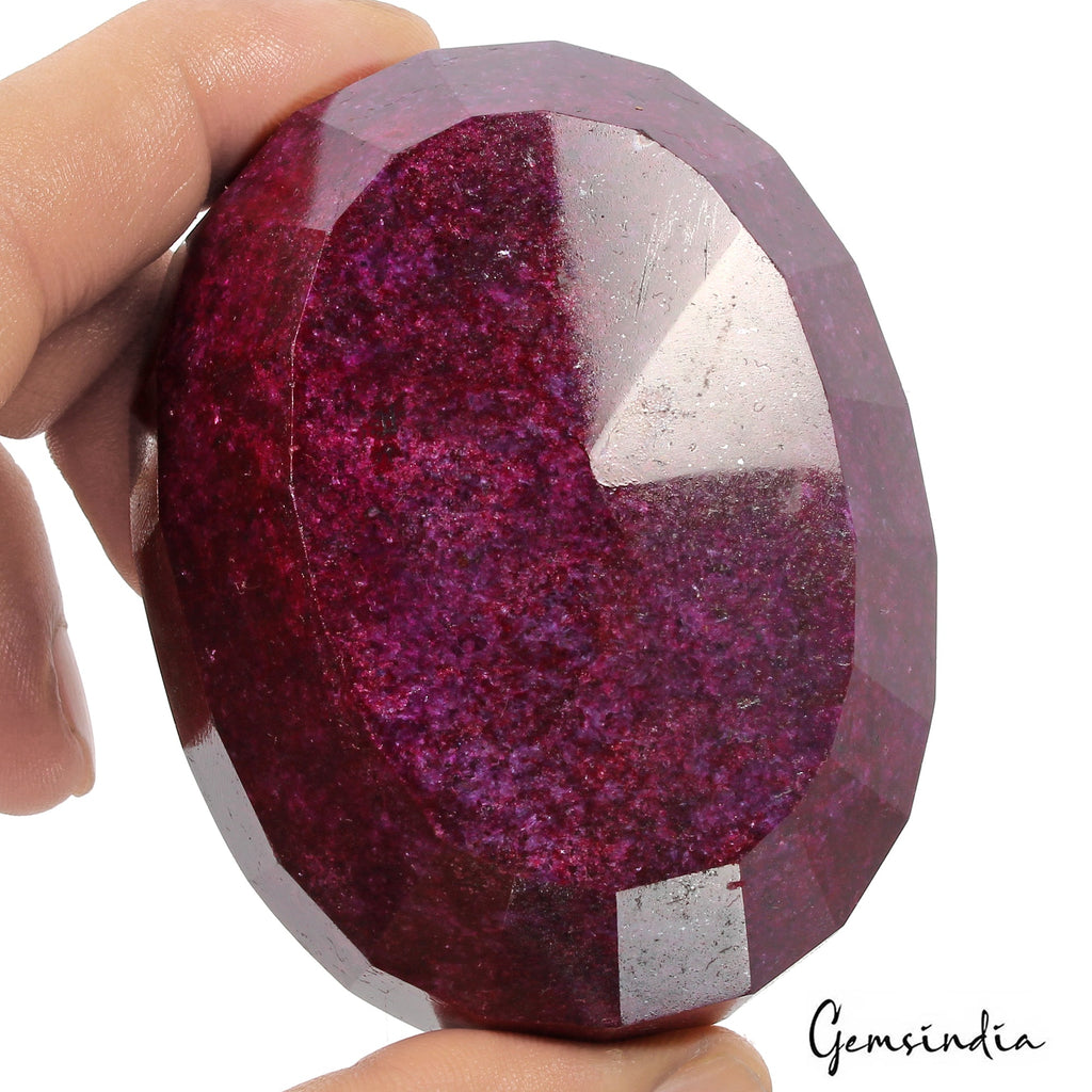 1660 Ct Natural Ruby Huge Size Oval Cut Earth Mined Gemstone From Madagascar