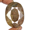 Sapphire Loose Gemstone, Untreated, Brown — 48 x 35 x 18 mm, 370 Ct