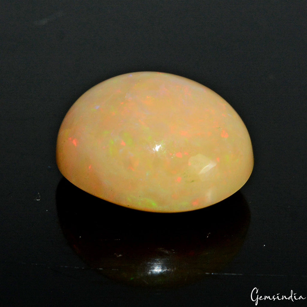 10.20Ct Hardy STRONG! Natural Giant Yellow&Rainbow Color Sparkling Opal Ethiopia