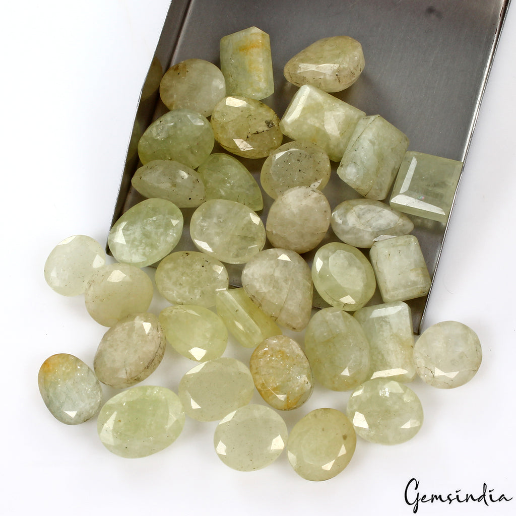 Aquamarine Lot, Loose Gemstone, Untreated — 34 Pieces, 13mm to 19mm, 460 Ct, Brazil