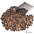355 Pcs Natural Smoky Quartz 5-15mm Round Cabochon Untreated Loose Gems 1500 Ct