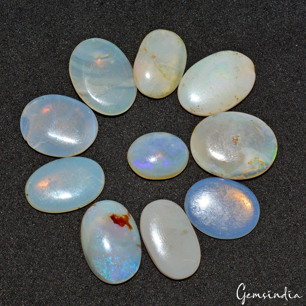 Opal Cabochon, Untreated — 11mm to 16mm, 35.50 Ct, Australia