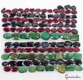 3050 Ct Natural Ruby Emerald Sapphire Mix Cut Loose Wholesale Gemstones~119 Pcs