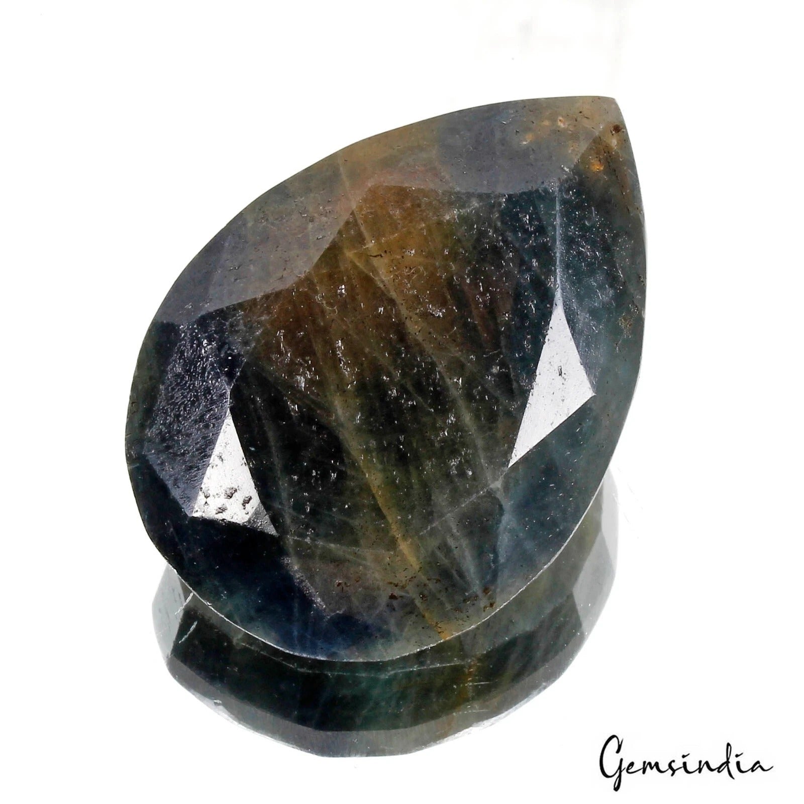 Certified 340 Cts Natural Untreated Blue Brown Sapphire Earth Mined Loose Gem