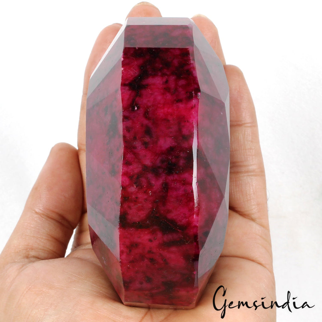 Natural Red Ruby 3720Ct Oval Cut Loose Earth mined Huge Gemstone from Madagascar