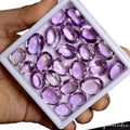 Amethyst Lot, Loose Gemstone, Purple — 23 Pieces, 15mm to 22mm, 410 Ct, Brazil